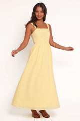 Caty Maxi Dress - Yellow